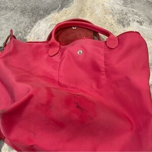 Longchamp Pink Tote Bag Vibrant and Spacious